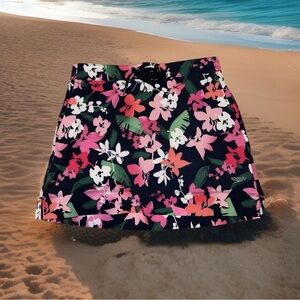 Speedo Women XXL Swim Skort Tropical Skirt Hawaiian Stretch Beach Hiking Sports